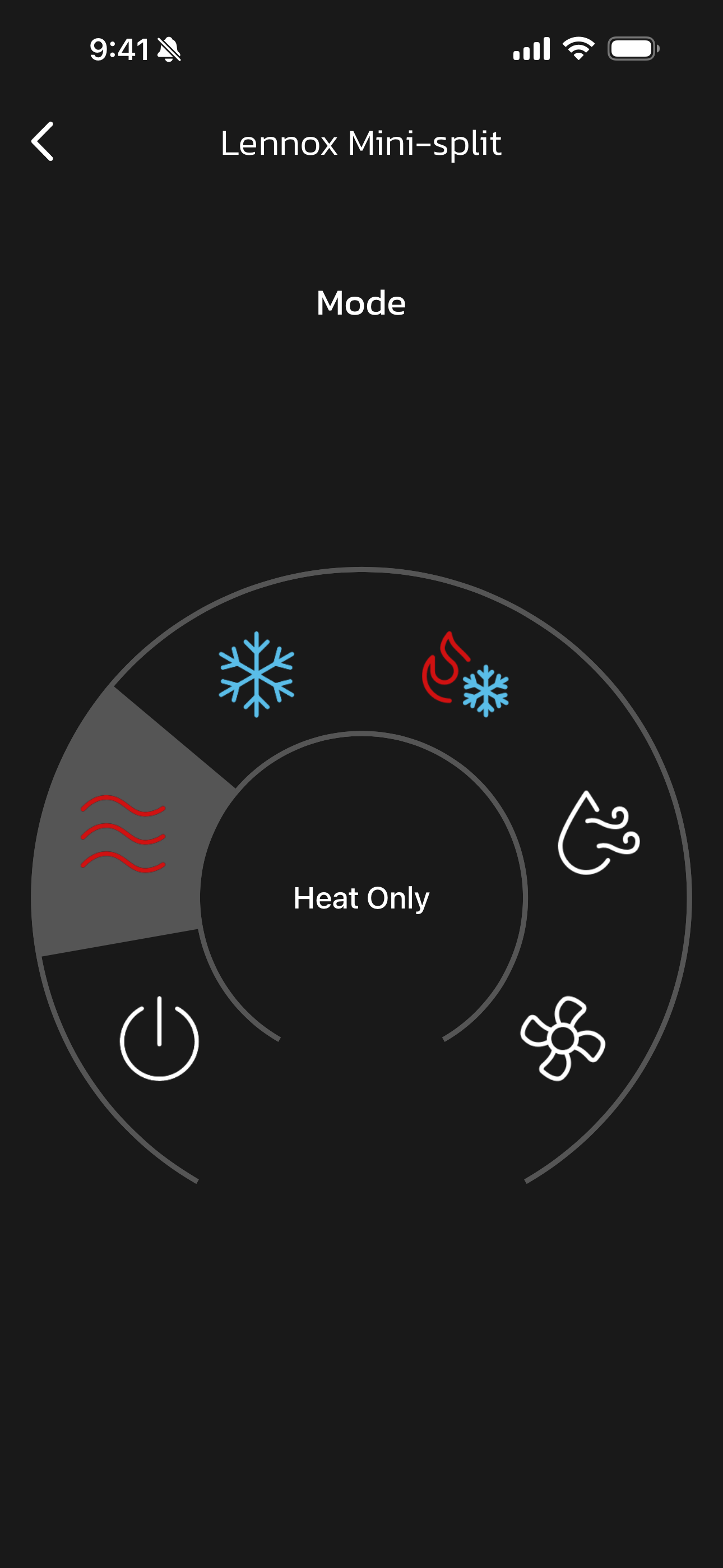 Mini-Split HEAT ONLY Mode